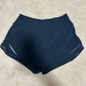 Lululemon Hotty Hot Midrise Shorts 2.5” Navy
